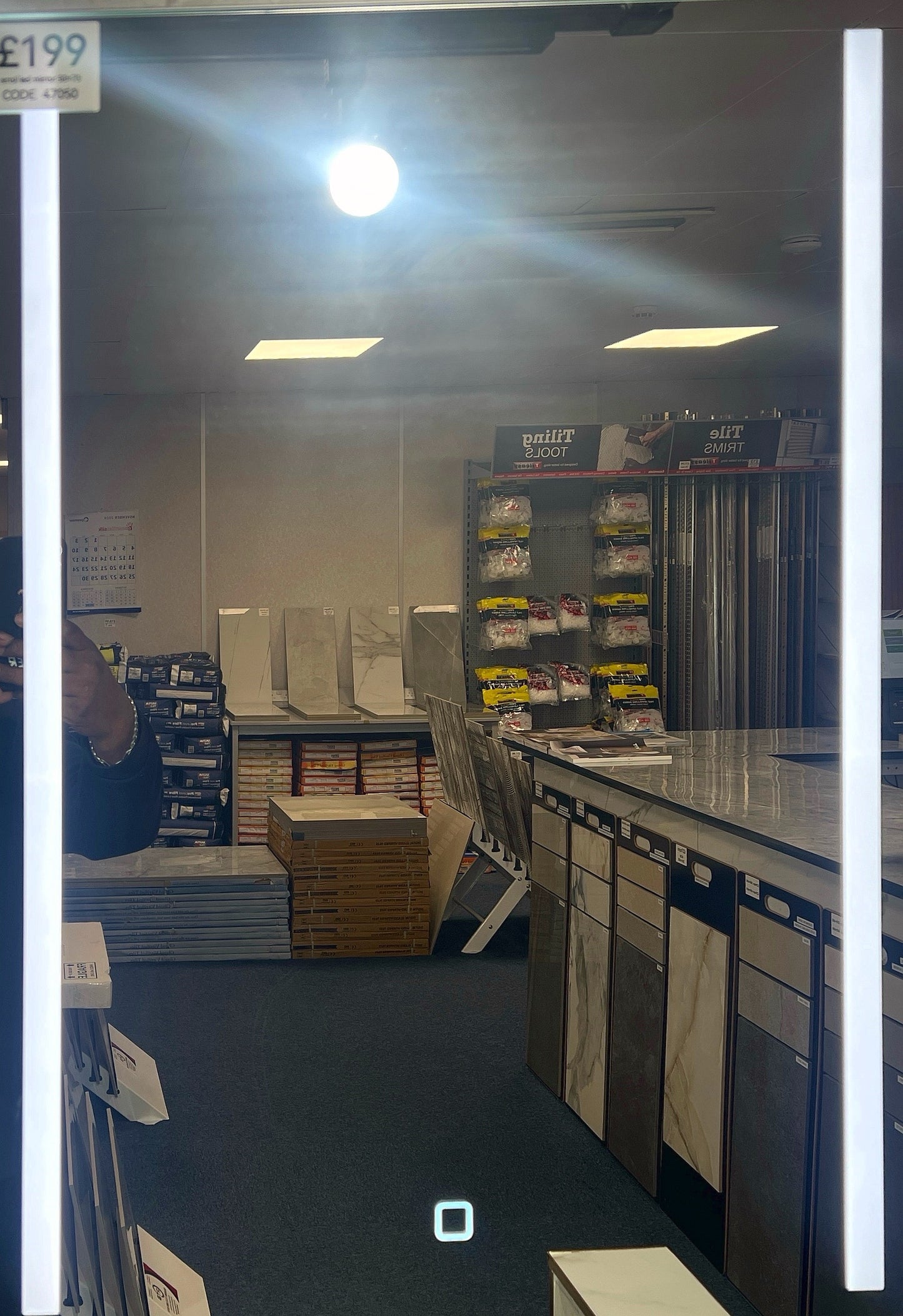 ERROL LED MIRROR 50X70
