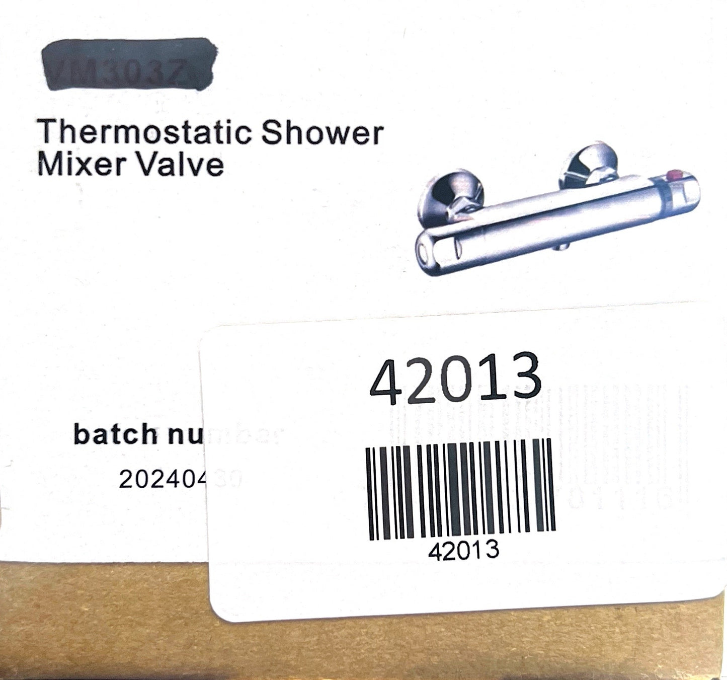 THERMOSTATIC SHOWER MIXER VALVE CHROME