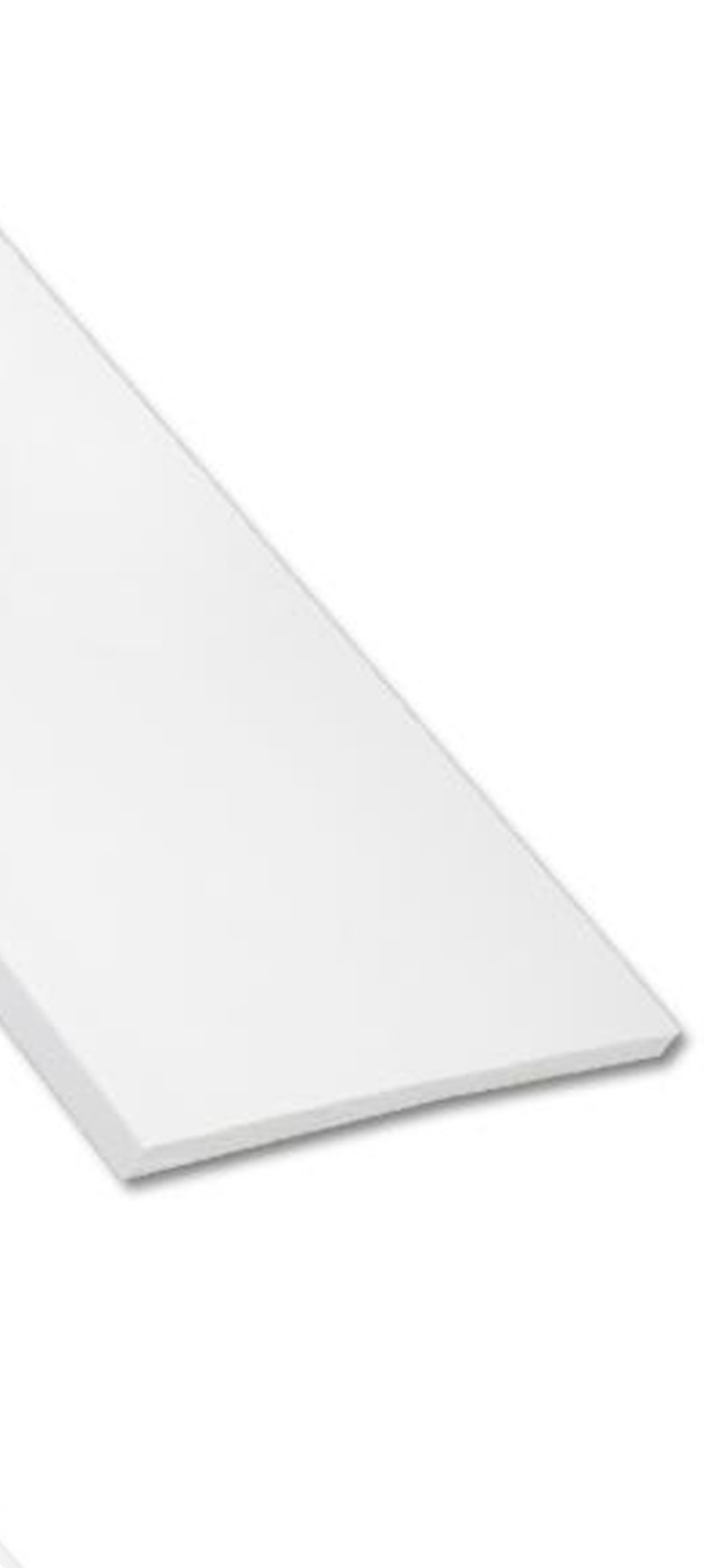 175MM GENERAL PURPOSE BOARD 9MM WHITE 5 METER