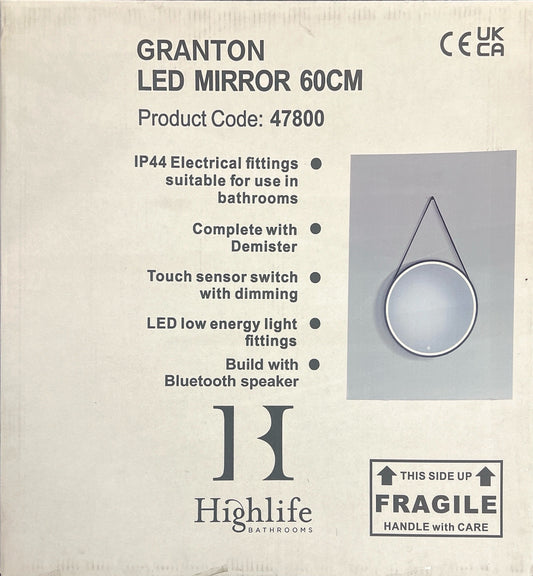 GRANTON LED MIRROR  60CM.