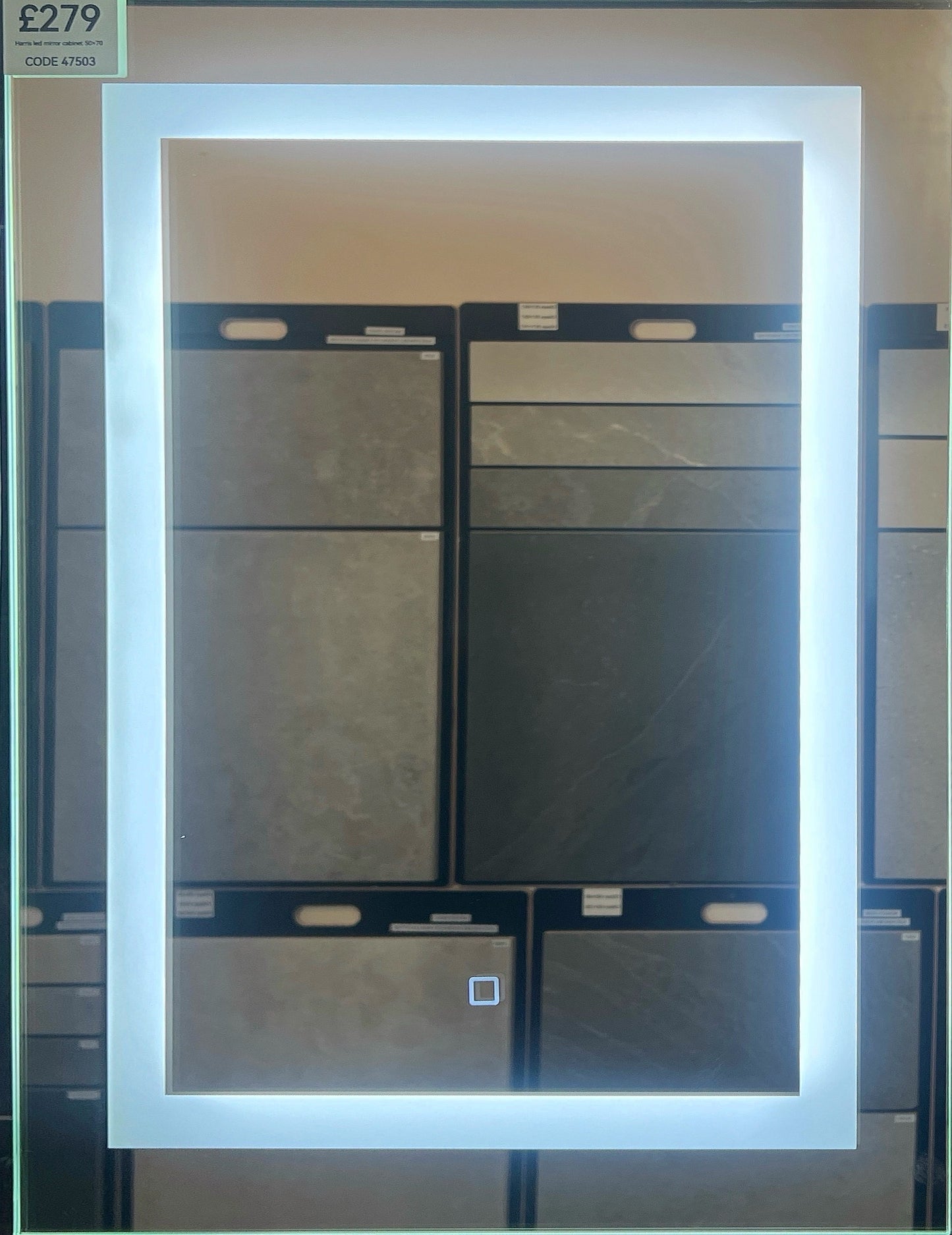 HARRIS LED MIRROR CABINET 50X70