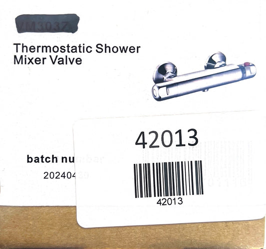 THERMOSTATIC SHOWER MIXER VALVE CHROME