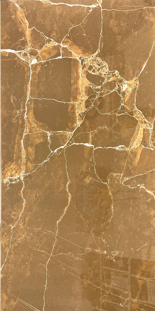 GLITZ ARMANI BROWN 60X120 GLOSSY