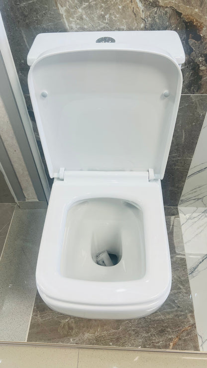 TOILET PAN WITH SOFT CLOSE CODE BLEU