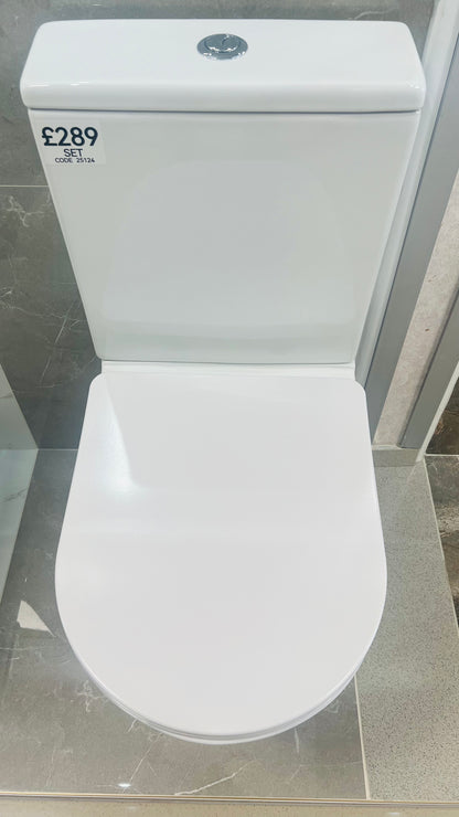 FYNE CLOSED BACK RIMLESS WC PAN CODE 25124