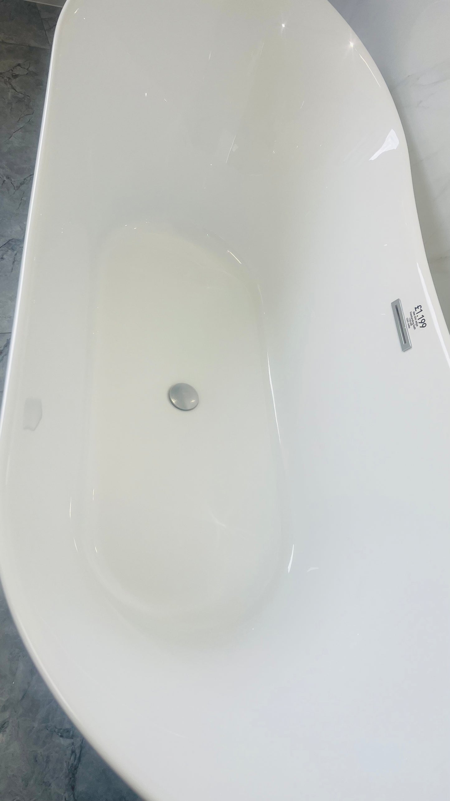 DEE SLIM EDGE FREESTANDING BATH CODE 34006