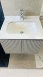 WALL HUNG TWO DOOR UNIT 600  GREY