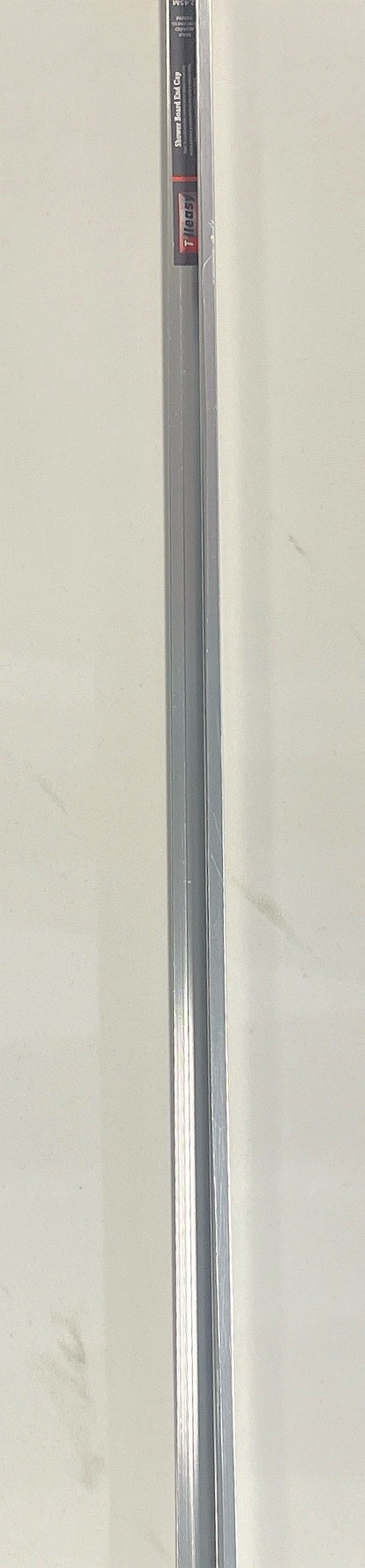 SHOWER BOARD END CAP CHROME 10MM. LENTH 2.45M