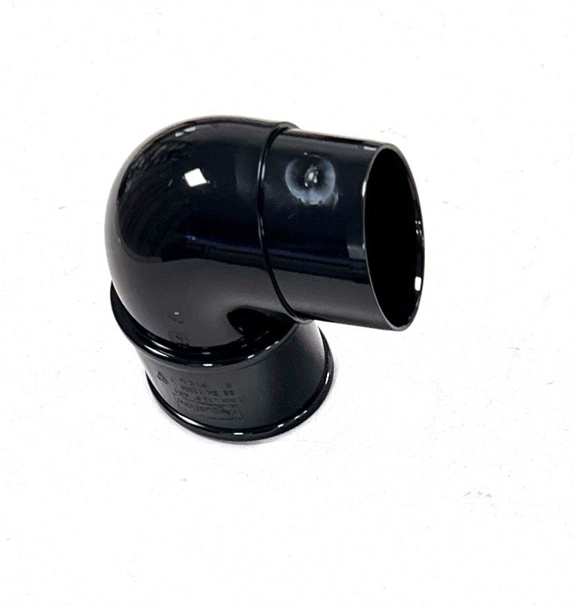ROUND 92.5 OFFSET BEND BLACK
