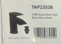 Round Black Matt Basin Mixer